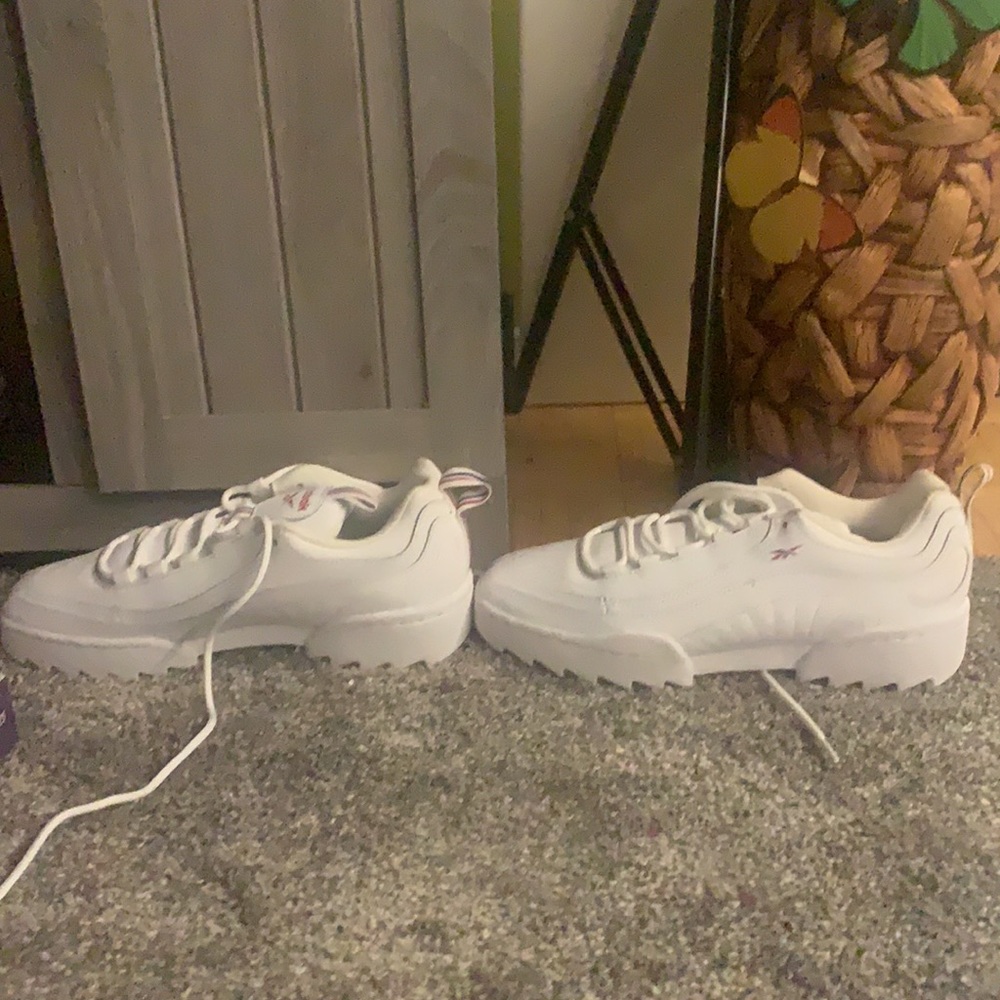 New White Reebok Shoe - Picture 2 of 4